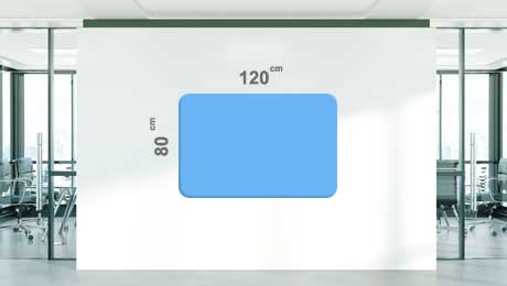  گلس برد شیشه ای سوپر کلیر 80*120 سانتی متر