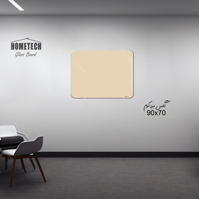 گلس برد   90x70 cm کرم